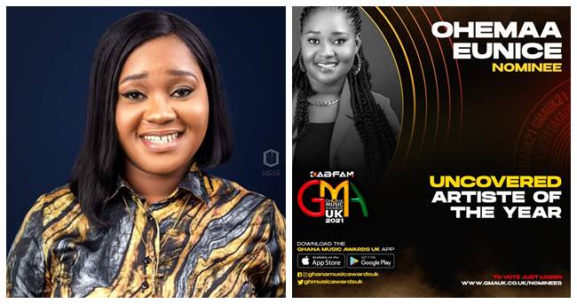 Ghanaian Gospel Powerhouse, Ohemaa Eunice Grabs GMA-UK Nomination