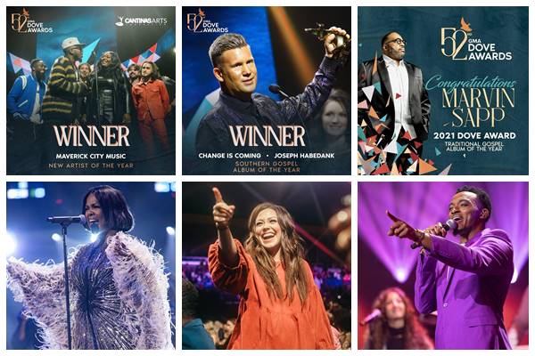Here Are All the Winners at the 52nd Annual GMA Dove Awards 