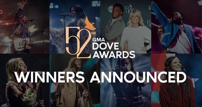 Here Are All the Winners at the 52nd Annual GMA Dove Awards