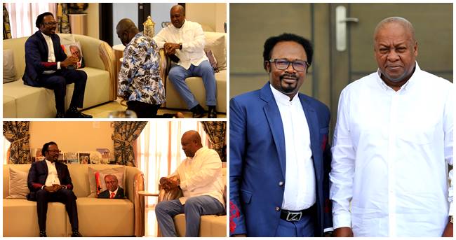 Ghana is Blessed To Have ‘Humble Extraordinary’ Mahama – Top Nigerian Prophet Meets JM