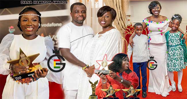 Diana Hamilton awards, nominations, and artiste of the year.