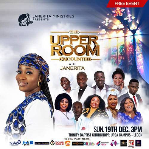 US-Based Ghanaian Gospel Powerhouse, Jane Rita Preps for Rip-roaring 'Upper Room Encounter' Event