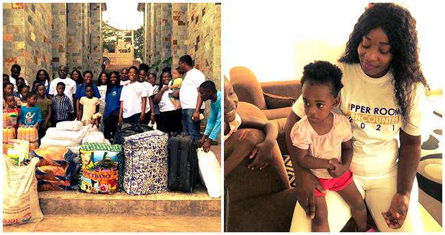 Gospel Minstrel JANE RITA Donates To Lighthouse Orphanage in Aburi, Ghana