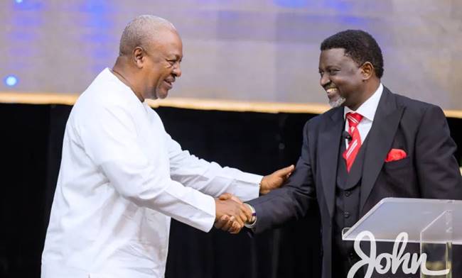 Mahama to Agyinasare: Don’t Stop Speaking truth to Power