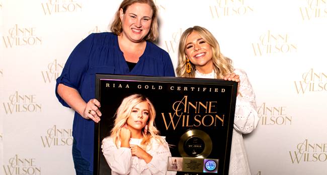 Breakout Singer-Songwriter Anne Wilson Scores Her First RIAA Gold Certification For Her Hit Single, "My Jesus"