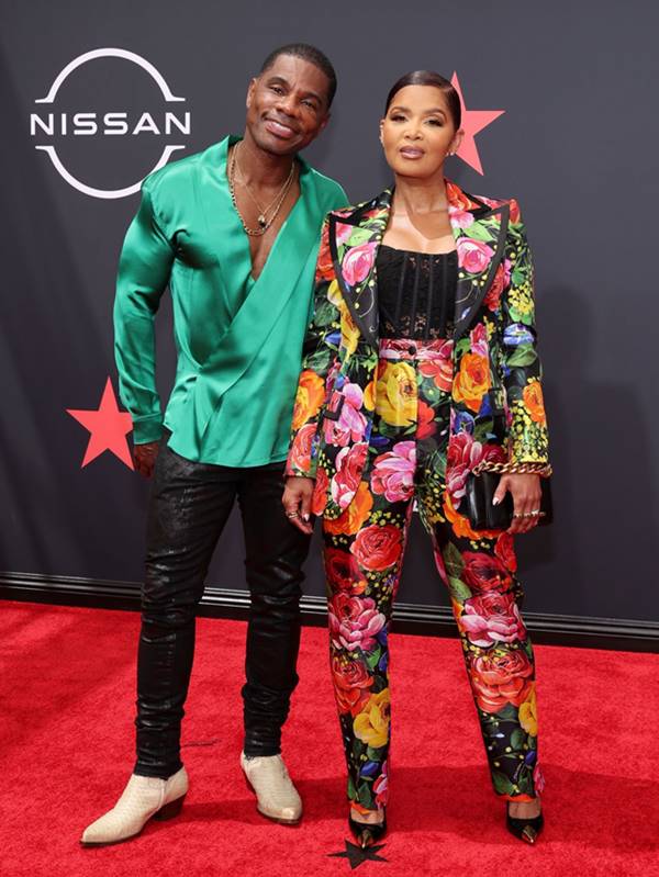 Kirk Franklin and Tammy Franklin @ Bet Awards 2022 (Snap)