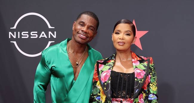 Kirk Franklin and Tammy Franklin @ Bet Awards 2022 (Snap)