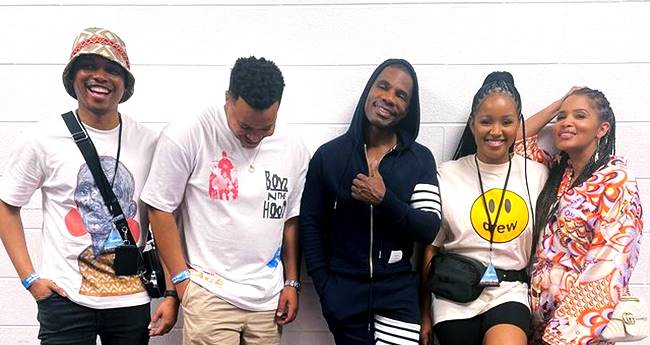 Brenden Praise and Mpoomy Meet Kirk Franklin & Mav City Stars