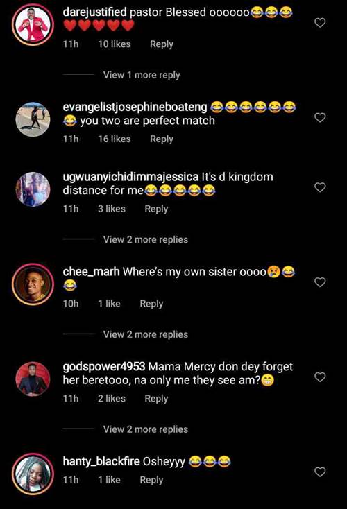 “I Brought My Sister To You” – Mercy Chinwo’s Fiance, Blessed Stirs Humour As He Addresses Singer As His Sister Again (Video)