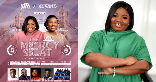 Top Gospel Artistes To Perform At Sue Sam's "The Mercy Seat" Event