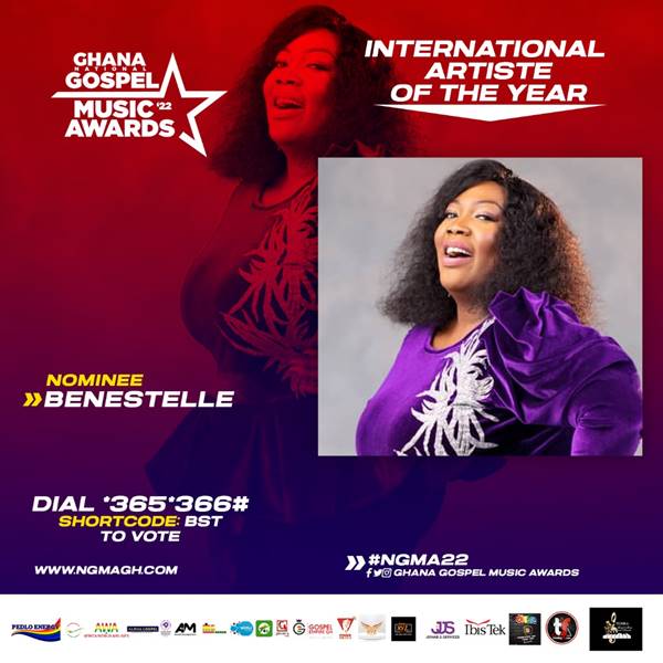 Gospel Phenomenon, Benestelle Up For NGMA22 Honour