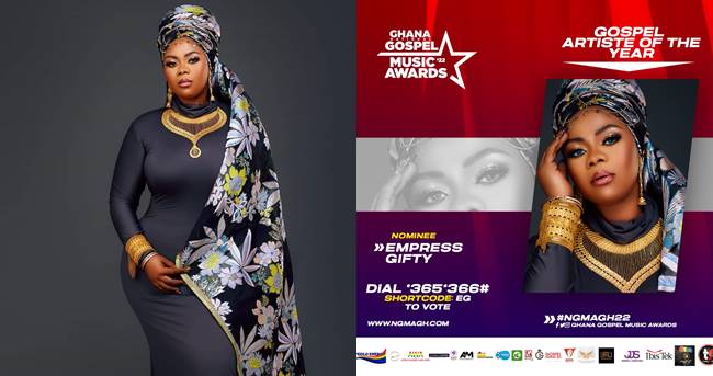 NGMA22: Empress Gifty Earns 7 Gospel Music Awards 2022 Nominations