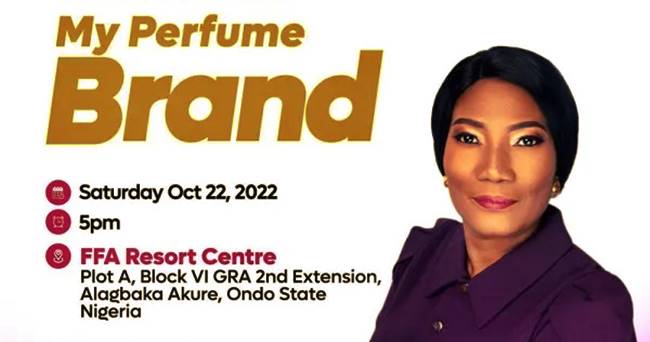 Funke Felix Adejumo Is Set To Launch Her Perfume Brand, “FFA Fragrance”