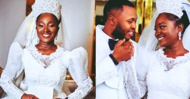 “I Love That I Got To Hold A Bible Instead Of A Bouquet” — Deborah Enenche Writes As She Shares Her Wedding Photos