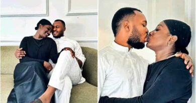 Fans React As Deborah Paul-Enenche Shares Passionate Kiss With Her Husband Online