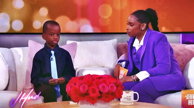 Jennifer Hudson Sings ‘Walk With Me, Lord’ Duet With Viral Kid Reporter