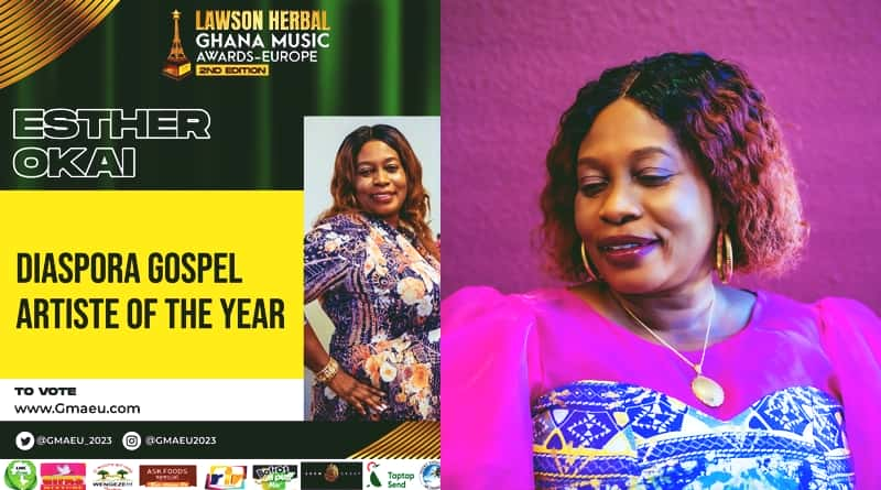 Esther Afia Okai Bags Nomination In Lawson Herbal Ghana Music Award Europe