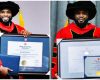 Mercy Chinwo’s Husband, Ps Blessed Uzochikwa Bags Honorary Doctorate Degree
