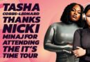 Tasha Cobbs-Leonard Thanks Nicki Minaj For Attending The It’s Time Tour Tasha Cobbs-Leonard Thanks Nicki Minaj For Attending The It’s Time Tour
