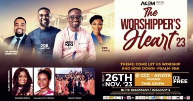 Adom Kiki Outreach Ministries Presents: The Worshipper’s Heart 23 Gospel Event - A Night of Worship and Praise