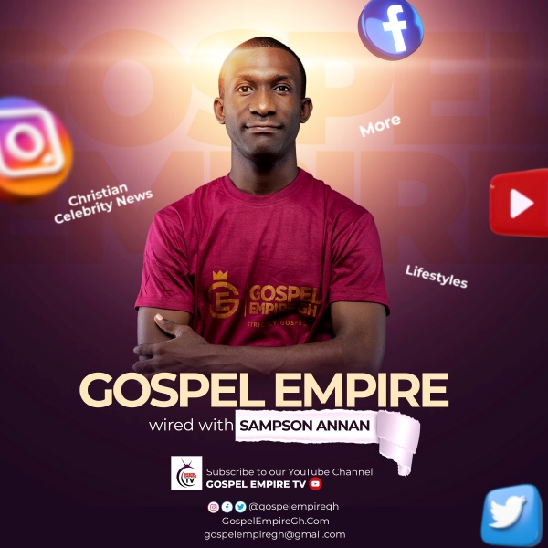 Welcome to GospelEmpireGh.Com - Gospel Empire Gh. CONTACT US TODAY! We love to hear from you. Do you have any Enquiries, Suggestions, and Feedback? We are available for you all day. Content Creator for Gospel Empire Gh is Sampson Annan